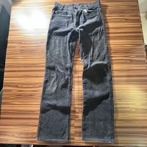 Levi's 716-1558 Corduroy Pants Mens 28x31 Dark Gray Vintage White Tab USA Made